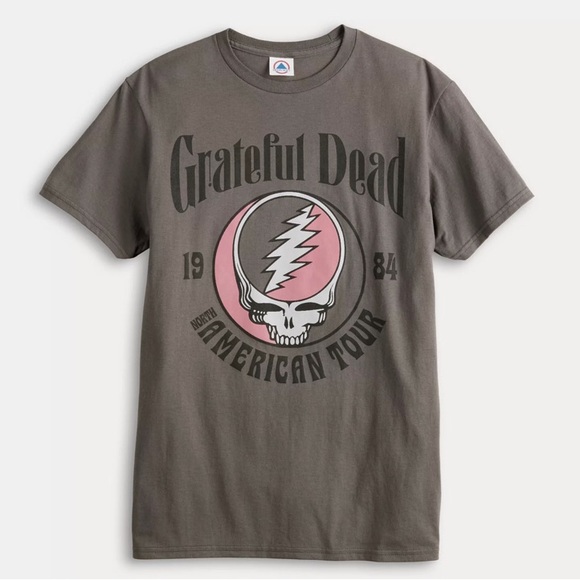 NEW Grateful Dead 1984 North American Tour Graphic Tee. Large - Picture 1 of 5
